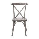 Bardstown X-Back Bistro Style Wooden High Back Dining Chair
