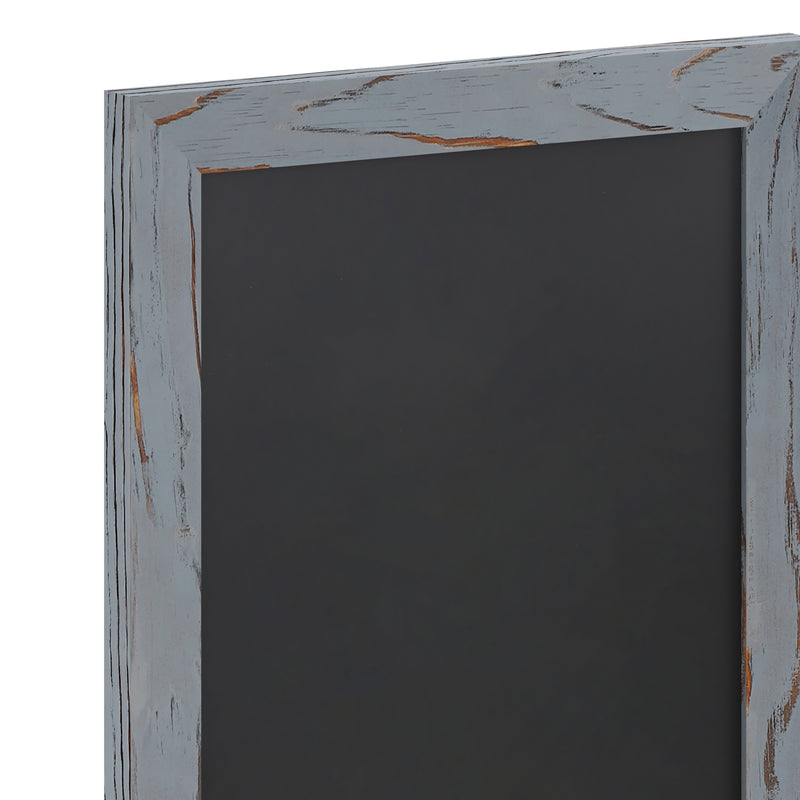 Magda Set of 10 Wall Mount Magnetic Chalkboards in Rustic Gray, 11" x 17"