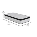 Hulen 12 Inch Extra Firm Hybrid Pocket Spring & CertiPUR-US Certified Foam Mattress in a Box