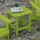 Riviera Poly Resin Indoor/Outdoor All-Weather Adirondack Side Table