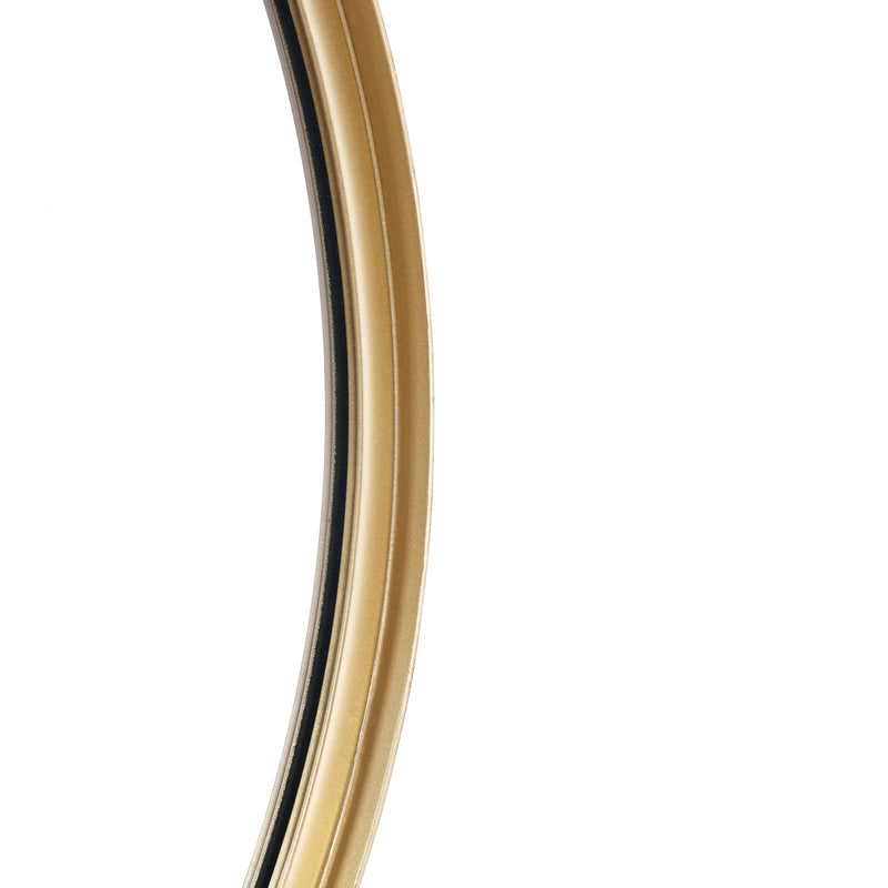 Monaco Round Deep Frame Accent Mirror Round Metal Framed Wall Mount Mirror