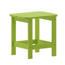 Riviera Poly Resin Indoor/Outdoor All-Weather Adirondack Side Table