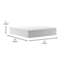 Vienna 14" Premium Comfort Euro Top Hybrid Pocket Spring and Memory Foam Mattress in a Box with Reinforced Edge Support