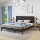 Ketner Solid Wood Platform Bed with Wooden Slats and Headboard, No Box Spring Needed