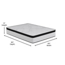 Hulen 12 Inch Extra Firm Hybrid Pocket Spring & CertiPUR-US Certified Foam Mattress in a Box