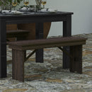 Tinsley 40" x 12" Solid Pine Folding Farmhouse Style Bench