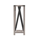 Green River Modern Farmhouse Engineered Wood Entryway Table and Powder Coated Steel Accents