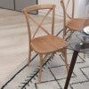 Bardstown X-Back Bistro Style Wooden High Back Dining Chair