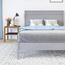 Somerset Solid Wood Platform Bed with Wooden Slats and Headboard, No Box Spring Needed