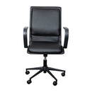 Artemis Mid-Back Home Office Chair with Armrests, Height Adjustable Swivel Seat