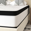 Hulen 12 Inch Extra Firm Hybrid Pocket Spring & CertiPUR-US Certified Foam Mattress in a Box