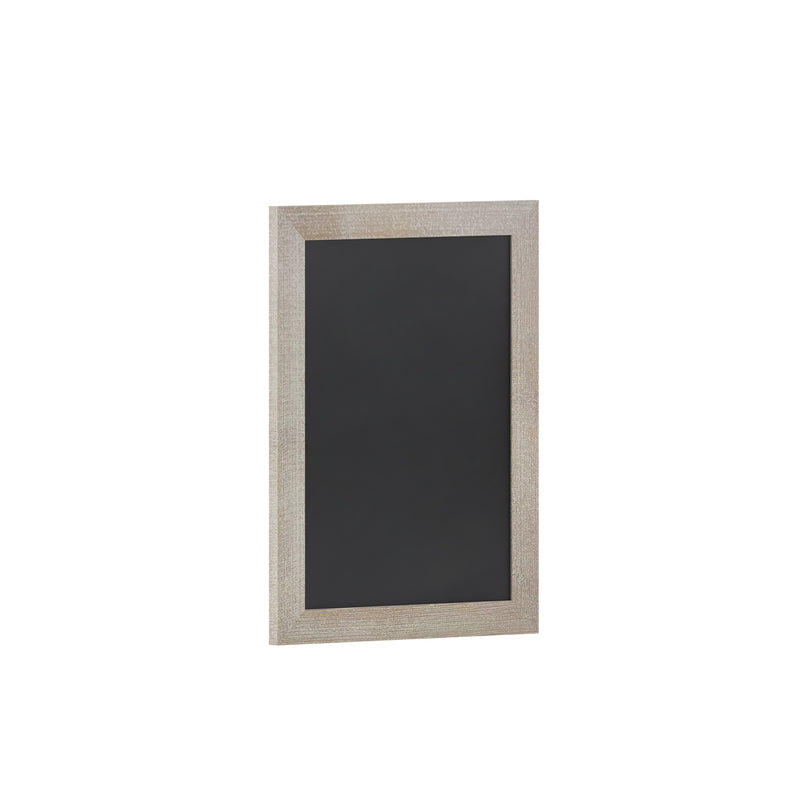 Magda 18" x 24" Weathered Wall Mount Magnetic Chalkboard Sign, Hanging Wall Chalkboard Memo Board