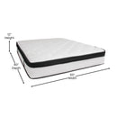 Hulen 12 Inch Hybrid Pocket Spring & CertiPUR-US Certified Memory Foam Mattress