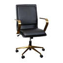 Artemis Mid-Back Home Office Chair with Armrests, Height Adjustable Swivel Seat