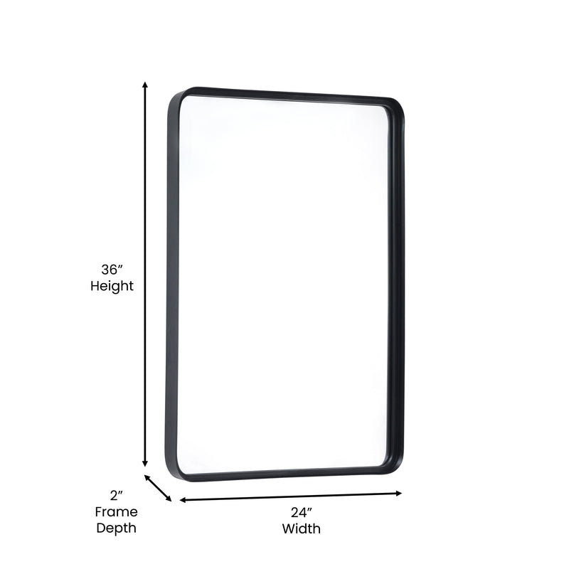 Jinny Metal Deep Set Wall Mirror