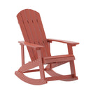 Atlantic All-Weather Polyresin Adirondack Rocking Chair with Vertical Slats
