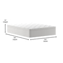 Vienna 14" Premium Comfort Euro Top Hybrid Pocket Spring and Memory Foam Mattress in a Box with Reinforced Edge Support