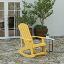 Atlantic All-Weather Polyresin Adirondack Rocking Chair with Vertical Slats