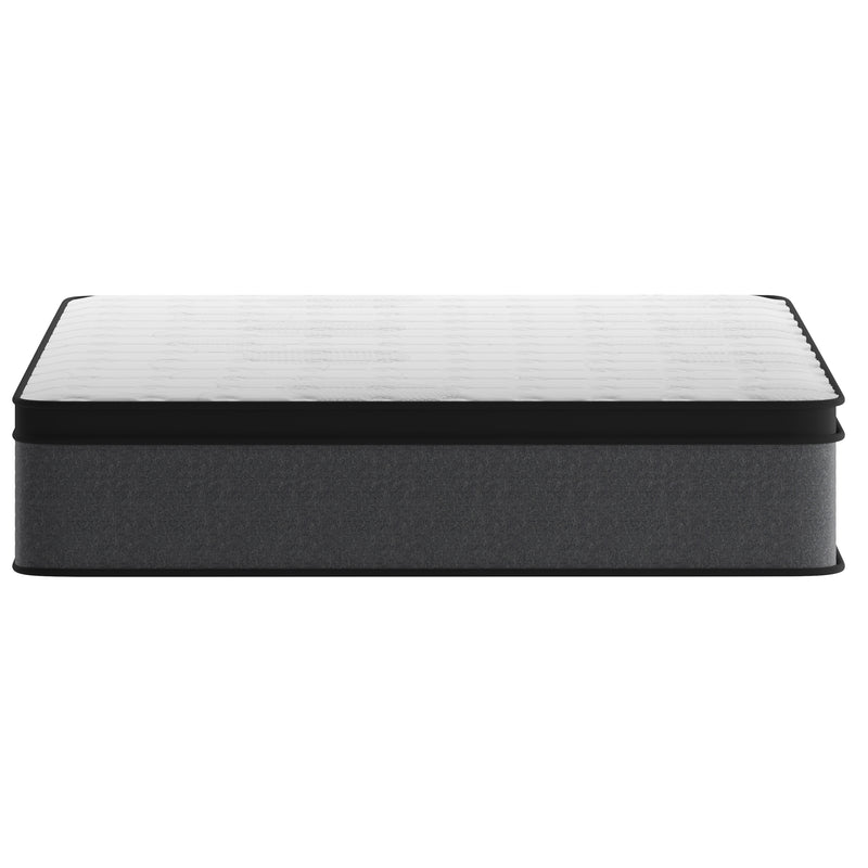Lofton 13" Euro Top Queen Size Mattress in a Box with Hybrid Pocket Spring and Foam Design for Supportive Pressure Relief