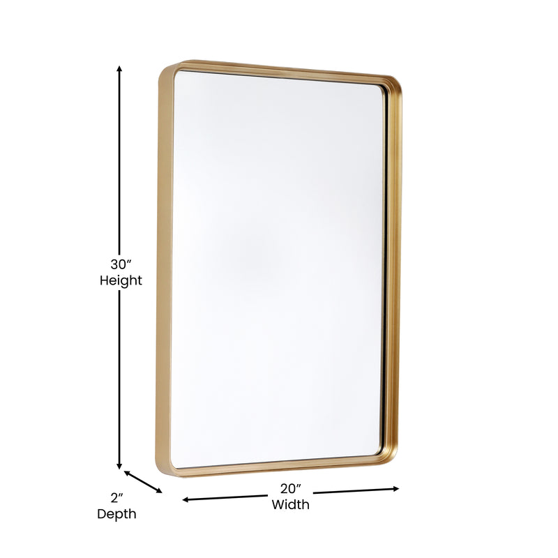 Halstead 20" x 30" Hanging Rectangular Mirror