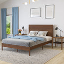 Somerset Solid Wood Platform Bed with Wooden Slats and Headboard, No Box Spring Needed